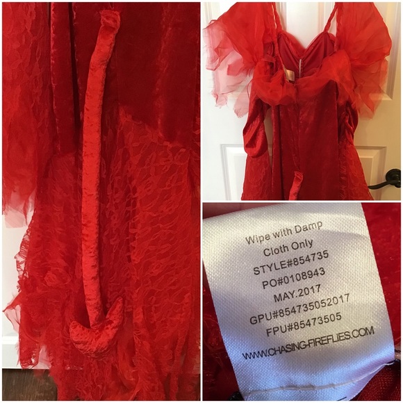 🎉2X HOST PICK🎉 Chasing Fireflies devil dress - Picture 4 of 4